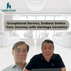 Heritage Ceramics Customer Testimonial Video Exceptional Service Endless Smiles Your Journey with Heritage Ceramics