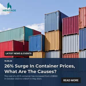 26% surge in container prices in singapore, tile supply chain